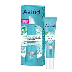 Gēls zem acīm Astrid Hydro X-Cell, 15 ml cena un informācija | Acu krēmi, serumi | 220.lv