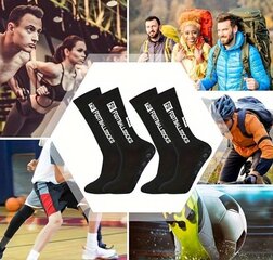 Futbola zeķes Anti-Slip FS, 39-45, melnas cena un informācija | Futbola formas un citas preces | 220.lv