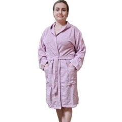 Halāts ar kapuci sievietēm, rozā cena un informācija | Sieviešu halāti | 220.lv
