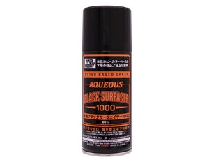 Gruntskrāsas Mr.Hobby Aqueous Black Surfacer 1000, 170 ml, B-613 cena un informācija | Modelēšanas un zīmēšanas piederumi | 220.lv