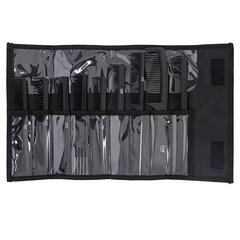 Линейка FOX BLACK - набор гребней 9 штук + футляр цена и информация | Расчески, щетки для волос, ножницы | 220.lv