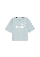 T- krekls sievietēm Puma Ess Cropped Logo Mint 586866 22 586866, zaļš cena un informācija | T-krekli sievietēm | 220.lv