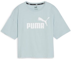 T- krekls sievietēm Puma Ess Cropped Logo Mint 586866 22 586866, zaļš cena un informācija | T-krekli sievietēm | 220.lv