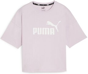 T- krekls sievietēm Puma Ess Cropped Logo Pink 586866 60 586866 60/S, rozā cena un informācija | T-krekli sievietēm | 220.lv