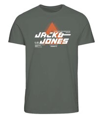 Jack & Jones детская футболка 12256935*02, зелёный 5715515004348 цена и информация | Рубашки для мальчиков | 220.lv