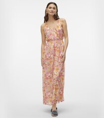 Vero Moda женское платье 10289487*01, белый/розовый 5715518220837 цена и информация | Платья | 220.lv