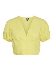 Vero Moda женский топ 10303653*01, желтый 5715513409008 цена и информация | Женские блузки, рубашки | 220.lv