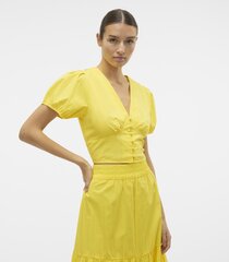 Vero Moda женский топ 10303653*01, желтый 5715513409008 цена и информация | Женские блузки, рубашки | 220.lv