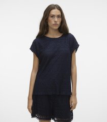 Vero Moda женская футболка 10304457*01, тёмно-синий 5715513172155 цена и информация | Футболка женская | 220.lv