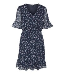 Vero Moda женское платье 10306038*03, тёмно-синий /розовый 5715518228772 цена и информация | Платья | 220.lv