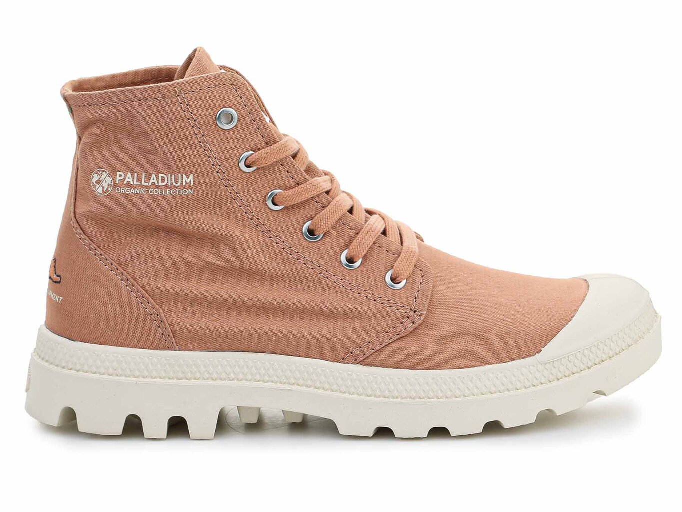 Zābaki sievietēm Palladium Pampa Hi Organic II 77100-260-M 27363-21, rozā цена и информация | Sieviešu zābaki, puszābaki | 220.lv