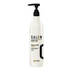 Šampūns bojātiem un sausiem matiem CeCe Salon Expert Care Repair & Force, 1000ml cena un informācija | Šampūni | 220.lv