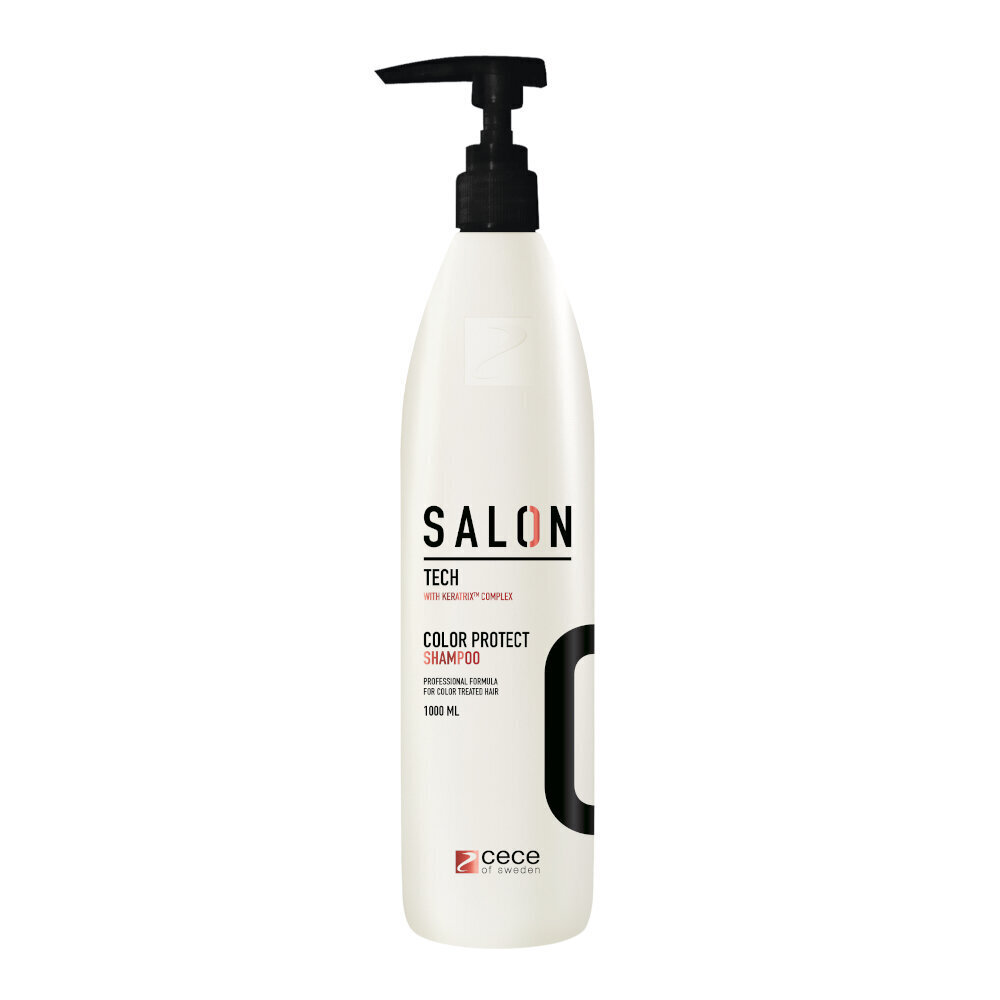 Matu krāsas aizsargājošs šampūns CeCe Salon Tech Color Protect, 1000ml цена и информация | Šampūni | 220.lv
