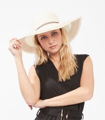 Hailys женская шляпа SUNNA KÜBAR*01, бежевый/белый 4067218856344 цена и информация | Женские шапки | 220.lv
