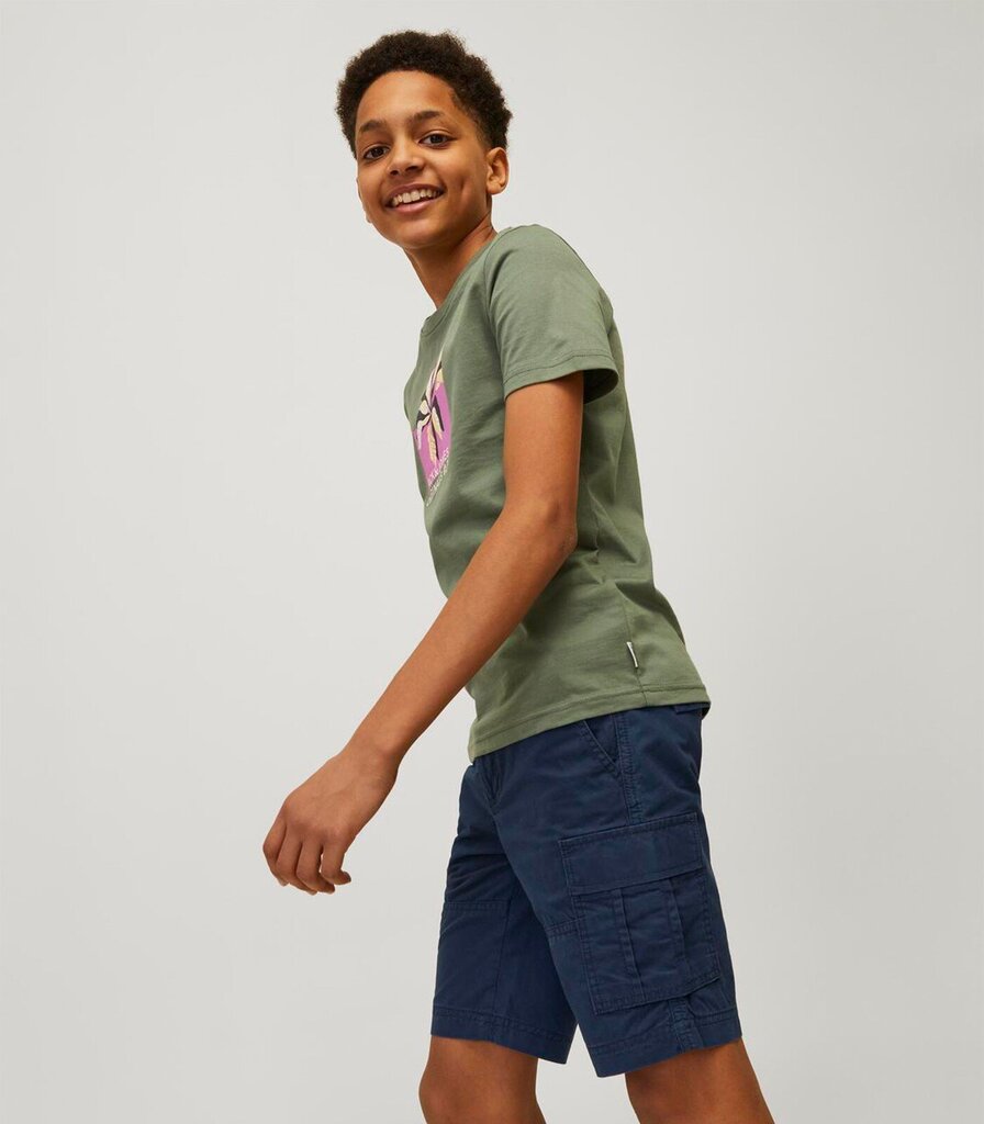 Jack & Jones bērnu šorti 12254171*02, tumši zili 5715514844532 cena un informācija | Zēnu šorti | 220.lv