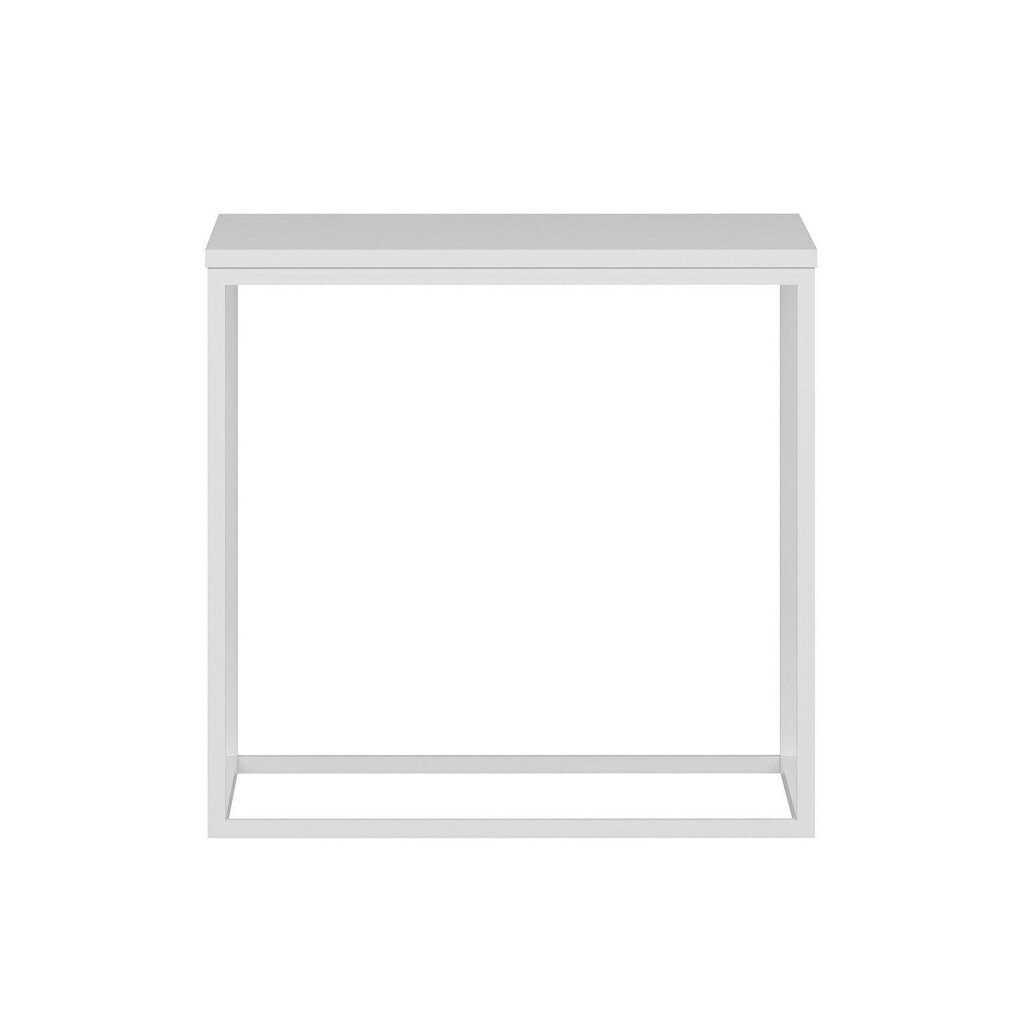 Sānu galds Basak, balts cena un informācija | Žurnālgaldiņi | 220.lv
