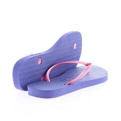 Iešļūcenes sievietēm Havaianas Slim Logo 4119787-0058 1021-469, violetas цена и информация | Шлепанцы, тапочки для женщин | 220.lv