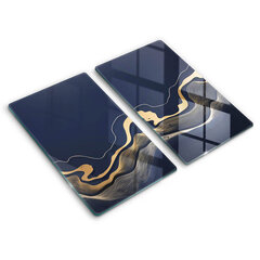 Decormat griešanas dēlītis Abstraktas zelta līnijas, 2x30x52 cm cena un informācija | Griešanas dēlīši | 220.lv