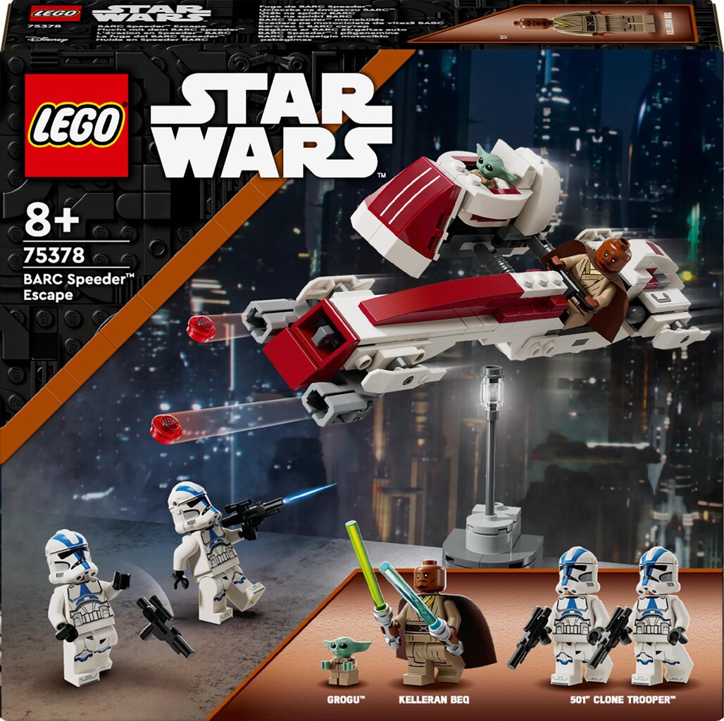 75378 LEGO® Star Wars™ BARC побег на скоростном мотоцикле цена | 220.lv