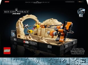 75380 LEGO® Star Wars™ Mos Espa Podrace™ diorāma цена и информация | Конструкторы и кубики | 220.lv