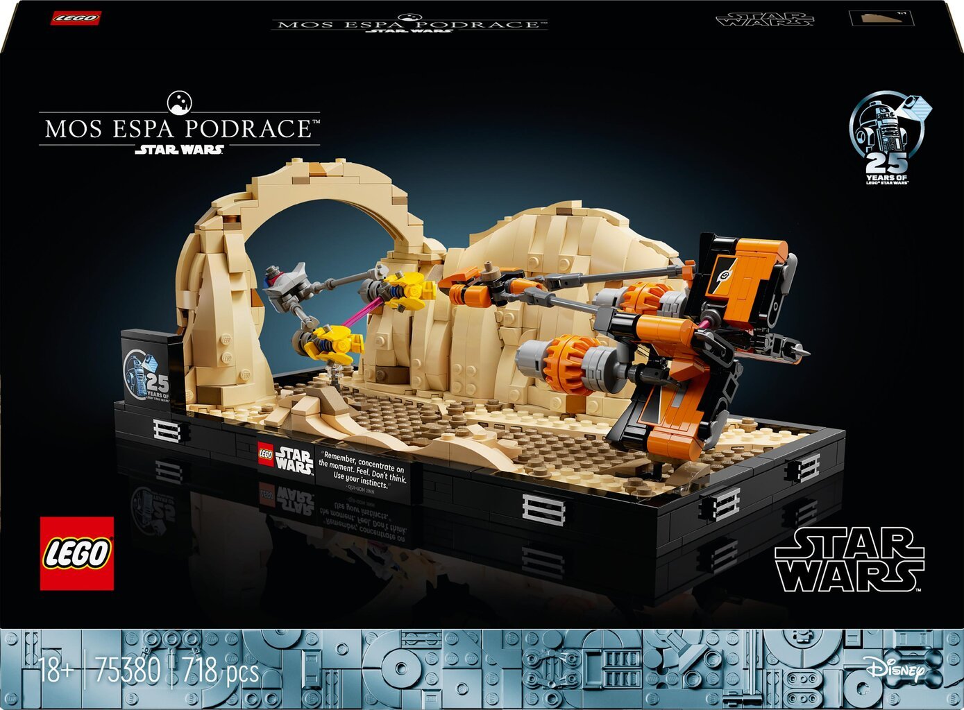 75380 LEGO® Star Wars™ Mos Espa Podrace™ diorāma cena un informācija | Konstruktori | 220.lv