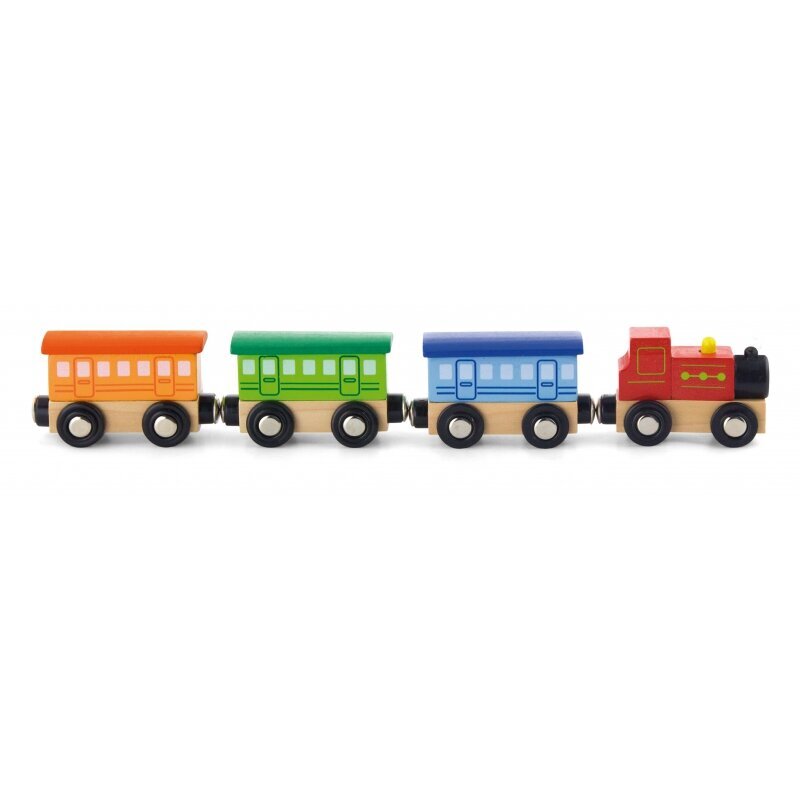 Koka vilciens Viga cena un informācija | Rotaļlietas zīdaiņiem | 220.lv