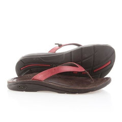 Iešļūcenes sievietēm Chaco Locavore Wmns J102202 2327-F, sarkanas/brūnas цена и информация | Шлепанцы, тапочки для женщин | 220.lv