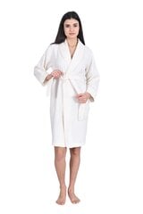 Вафельный хлопковый халат для женщин, Pidzaama House PH-4271K, песочный цена и информация | Женские халаты | 220.lv