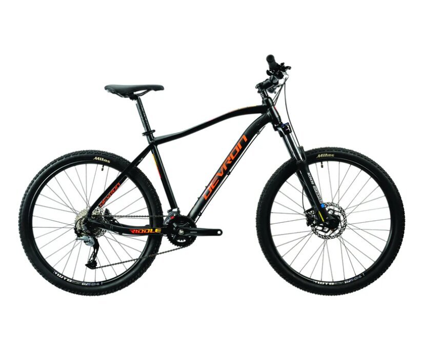Kalnu velosipēds Devron RM2.7, 27.5", melns cena un informācija | Velosipēdi | 220.lv