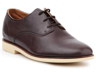 Lacoste apavi vīriešiem Crosley Prem116 1 Cam 7-31CAM0110176 24592-450, brūni cena un informācija | Vīriešu kurpes, zābaki | 220.lv