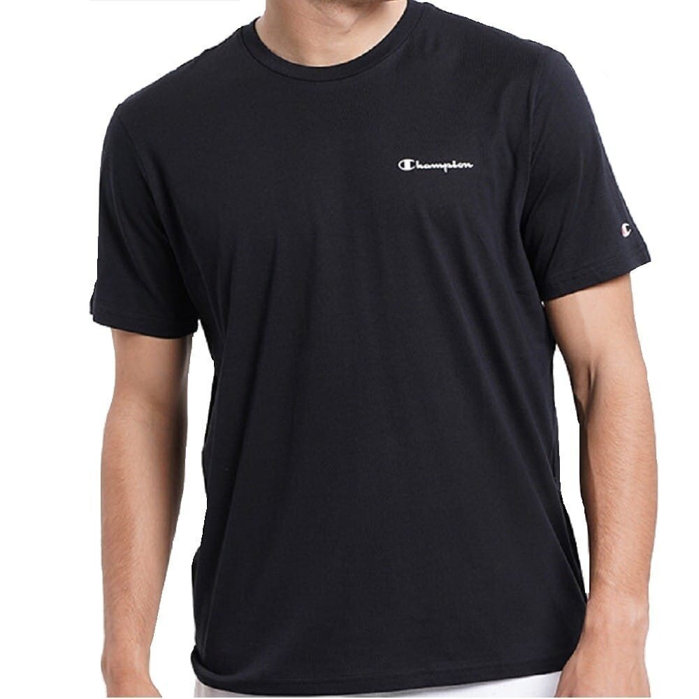 Champion T-krekls vīriešiem 217159-KK001, melns цена и информация | Vīriešu T-krekli | 220.lv