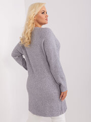 Женский темно-серый свитер больших размеров цена и информация | Женские кофты | 220.lv
