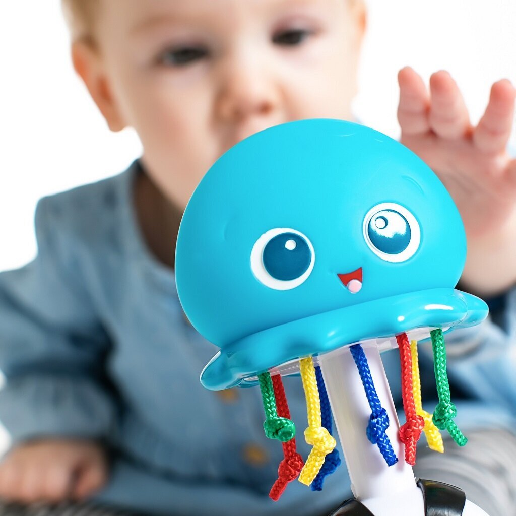 Interaktīva sensorā rotaļlieta Astoņkājis Baby Einstein Ocean Glow Sensory Shaker™ 0 mēn+ cena un informācija | Rotaļlietas zīdaiņiem | 220.lv