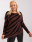 Džemperis sievietēm, brūns цена и информация | Sieviešu džemperi | 220.lv