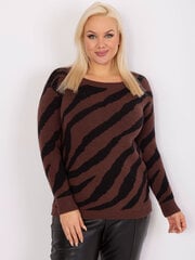 Женский светло-коричневый классический свитер цена и информация | Женские кофты | 220.lv