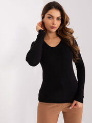 Женский черный свитер больших размеров цена и информация | Женские кофты | 220.lv