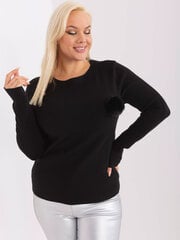 Džemperis sievietēm, melns cena un informācija | Sieviešu džemperi | 220.lv