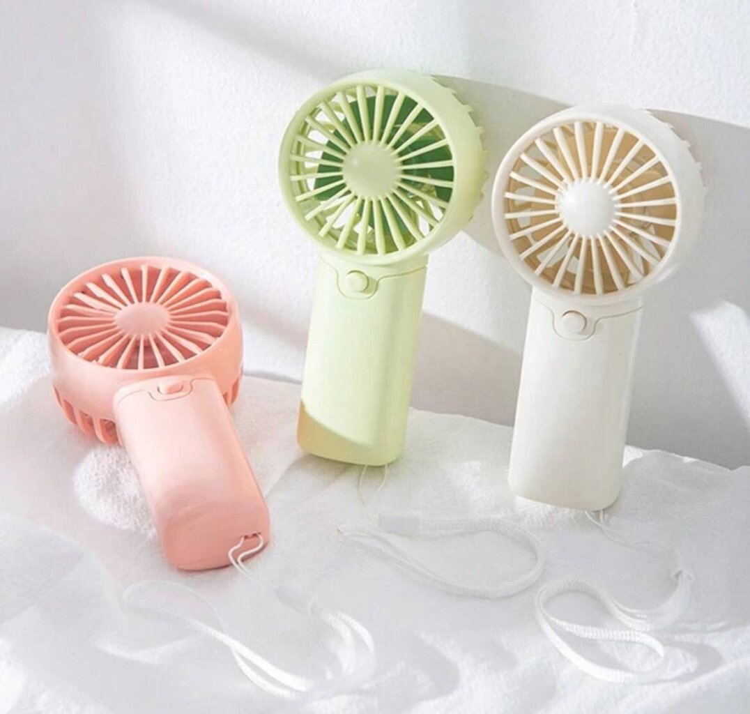 Mini portatīvais ventilators, Electronics LV-909, rozā, 1 gab cena un informācija | Ventilatori | 220.lv