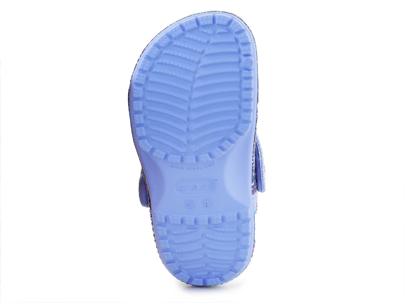 Crocs iešļūcenes bērniem Classic Butterfly Clog T Moon Jelly 208300-5Q7 30406-484, zils cena un informācija | Bērnu čības, maiņas apavi | 220.lv