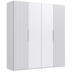 4-дверный шкаф Aatrium Andorra, белый цвет цена и информация | Шкафы | 220.lv