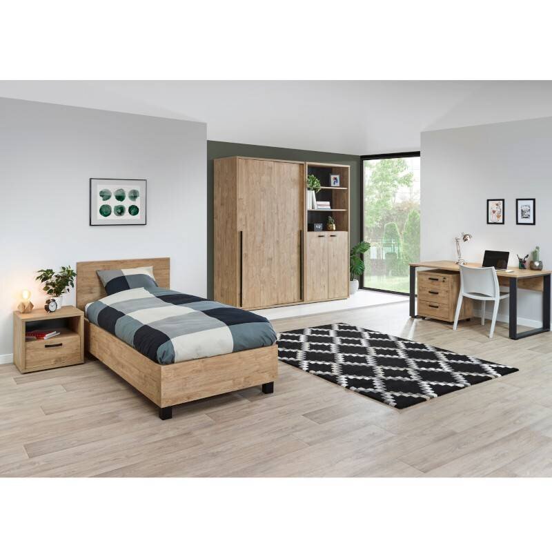 Skapis Aatrium Casper, 150x63x216, brūns cena un informācija | Skapji | 220.lv