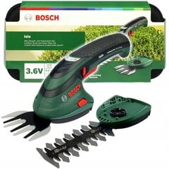 Akumulatora zāles šķēres Bosch цена и информация | Кусторезы, ножницы для газона | 220.lv