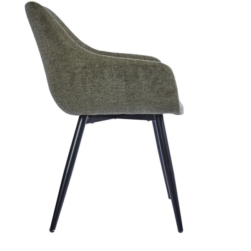 2 krēslu komplekts Aatrium Retro, zaļas cena un informācija | Virtuves un ēdamistabas krēsli | 220.lv