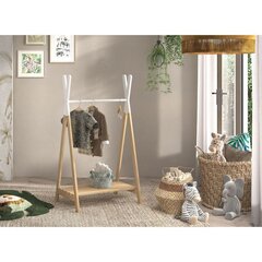 Вешалка для одежды Aatrium Kiddy, 50x74x131 см, белая цена и информация | Вешалки для одежды | 220.lv