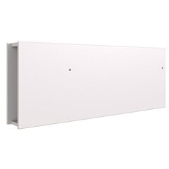 Полка Aatrium Juist Plus, 108x15x41 см, белая цена и информация | Полки | 220.lv