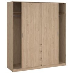 Шкаф Aatrium Naia, 177x60x200 см, коричневый цена и информация | Шкафы | 220.lv