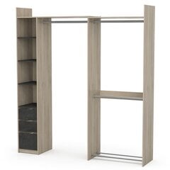 Шкаф Aatrium Swing, 200x44x218 см, коричневый цена и информация | Шкафы | 220.lv
