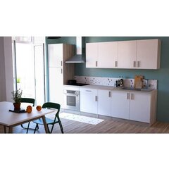 Virtuves skapis Aatrium Origan, 60x60x206 cm, brūns/balts cena un informācija | Virtuves skapīši | 220.lv