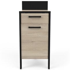 Кухонный шкаф Aatrium Chili, 44x60x100 см, коричневый/черный цена и информация | Кухонные шкафчики | 220.lv
