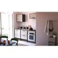 Virtuves skapītis Aatrium Chili, 64x60x100 cm, brūns/melns cena un informācija | Virtuves skapīši | 220.lv